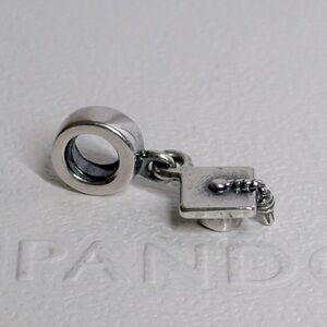 Pandora Silver S925 ALE Graduation Cap With Tassel Charm